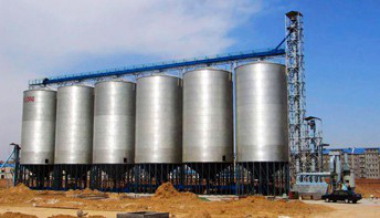 Permanent cement silos
