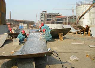 field erected storage tank