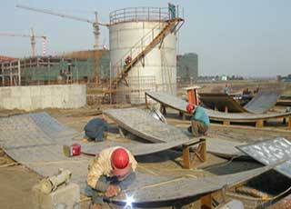 large storage tank manufacture