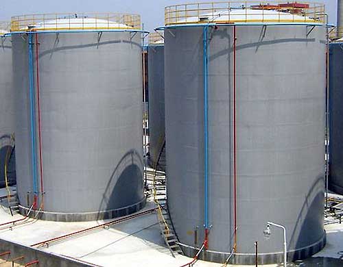 vertical storage tank