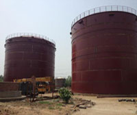 fire water storage tank design 