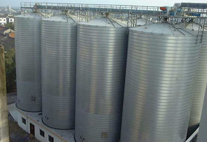 Calcined Petroleum Coke Silo